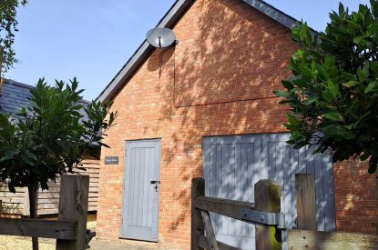 The exterior of Wheatsheaf Barn, Hampshire