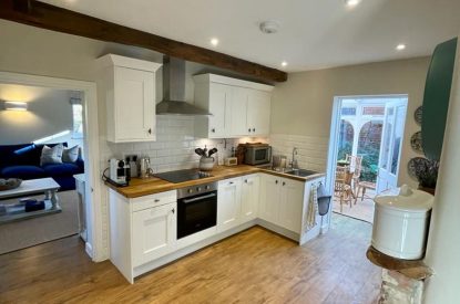The kitchen at Ridgebrook Cottage, Hampshire