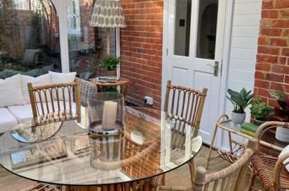 The conservatory at Ridgebrook Cottage, Hampshire