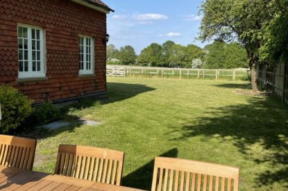 The garden at Evergreen Cottage, Hampshire