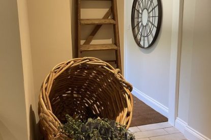 The hallway at Evergreen Cottage, Hampshire