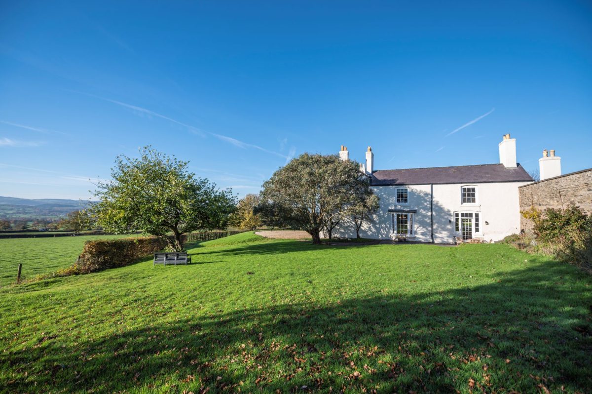 The grounds at Mihangel House, Denbighshire 
