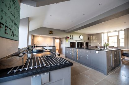 The kitchen-diner at Mihangel House, Denbighshire 