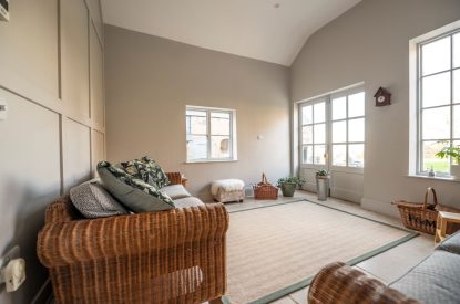 The garden room at Mihangel House, Denbighshire 