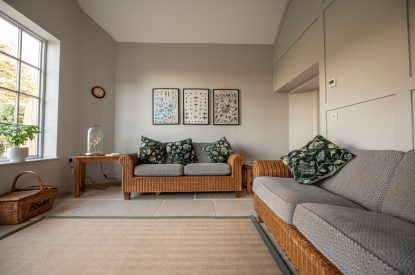 The garden room at Mihangel House, Denbighshire 