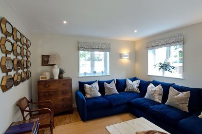 The sitting room at Ridgebrook Cottage, Hampshire