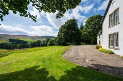 Countryside views at Quarter House, Scottish Borders