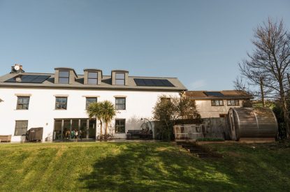 The garden at Wisteria Farmhouse, Cornwall