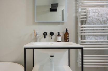 A bathroom at Watergate House, Cornwall