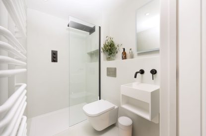 A bathroom at Watergate House, Cornwall