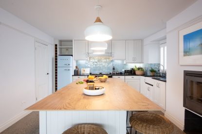 The kitchen at Watergate House, Cornwall