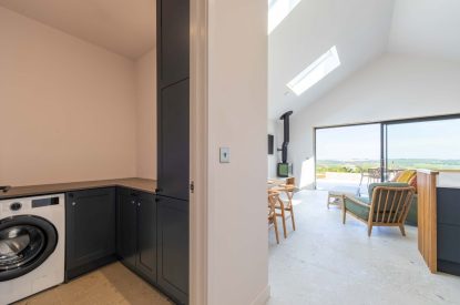 Utility room at Woodlark, Devon