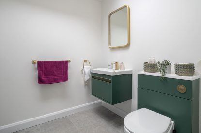 A bathroom at Bracken Barn, Devon