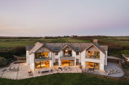 Aerial view of Ocean View, Cornwall