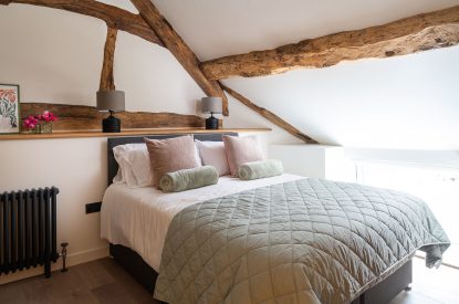 A king size bedroom at Swn y Nant, Wrexham