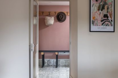 The boot room at Swn y Nant, Wrexham