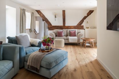 The living room at Swn y Nant, Wrexham