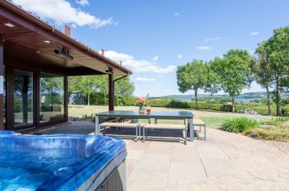 The outdoor space at Shepherd's Estate, Somerset