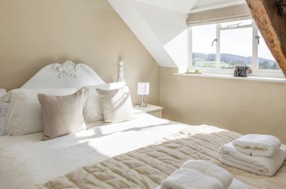 A double bedroom at Heartview Cottage, Cotswolds