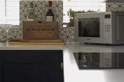The kitchen at Heartview Cottage, Cotswolds