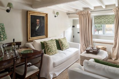 The living room at Little House, Cotswolds
