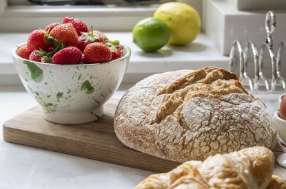 Fresh produce at Little House, Cotswolds