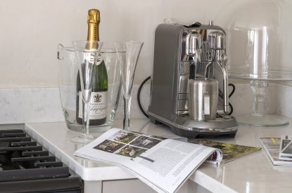 The coffee maker at Little House, Cotswolds