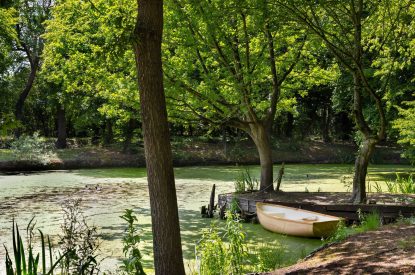 One of the lakes at Merry Manor, Essex