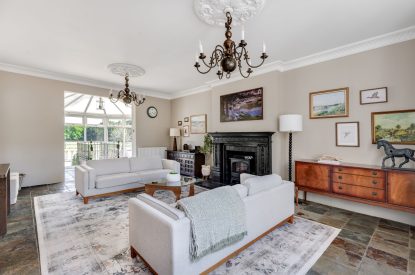 The lounge at Merry Manor, Essex