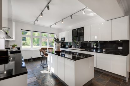 The kitchen at Merry Manor, Essex