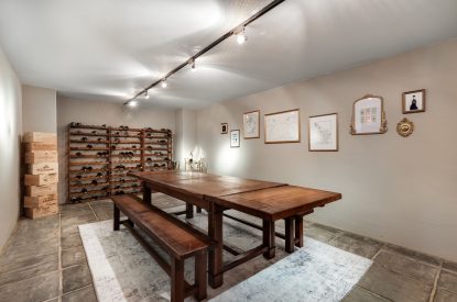 The wine cellarat Merry Manor, Essex