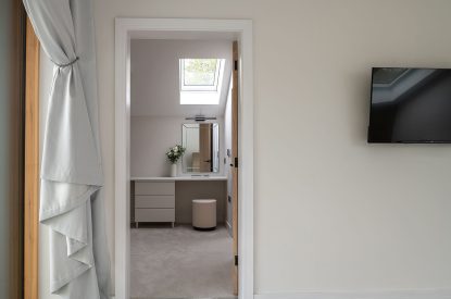 The dressing room at Kingfisher Forge, Shropshire