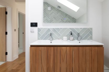 A bathroom at Kingfisher Forge, Shropshire
