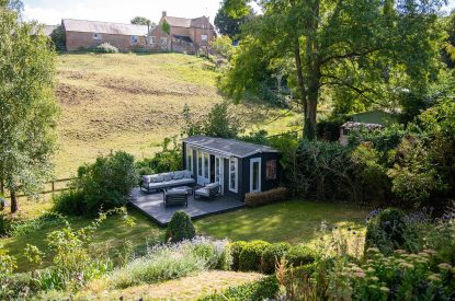 The summer house at The Old Post Office, Cotswolds