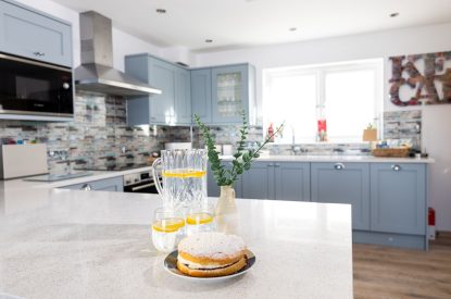 The kitchen at Tides Edge, Cornwall