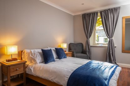 A double bedroom at Quarter House, Scottish Borders