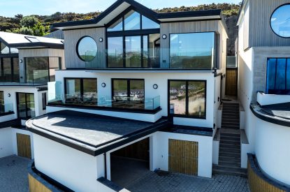 The exterior of Aurora Skies, Cornwall