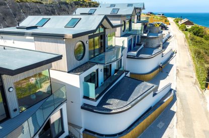 The exterior of Aurora Skies, Cornwall