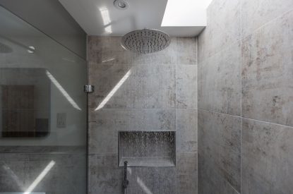 A rainfall shower at Aurora Skies, Cornwall