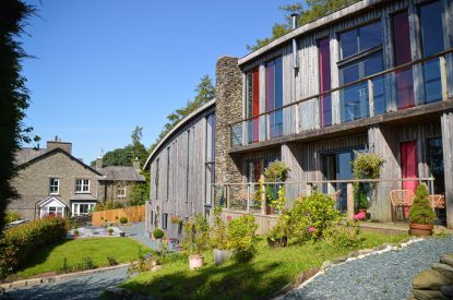 The garden at Crescent House, Lake District