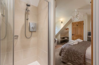 En-suite bathroom at Esk View, Whitby