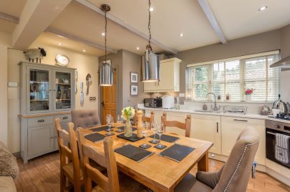 The dining kitchen at Esk View, Whitby
