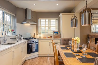 The dining kitchen at Esk View, Whitby