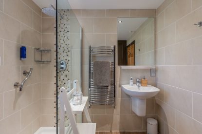 A bathroom at Esk View, Whitby