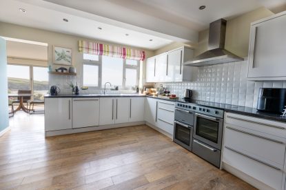 The kitchen at Sunset Sands, Cornwall