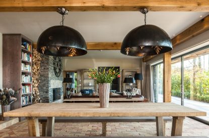 The kitchen at Lake View Lodge, Lake District