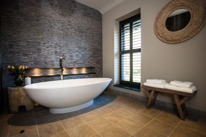 Free standing bath at Lake View Lodge, Lake District