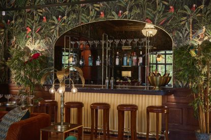 The bar at Ty Culfor, Anglesey