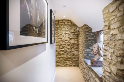 The hallway at Preedy's Cottage, Cotswolds
