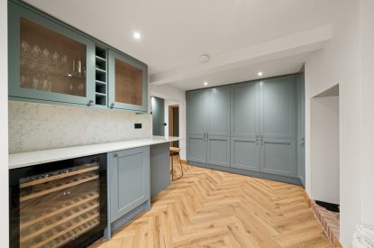 The kitchen at Forge Cottage, Staffordshire